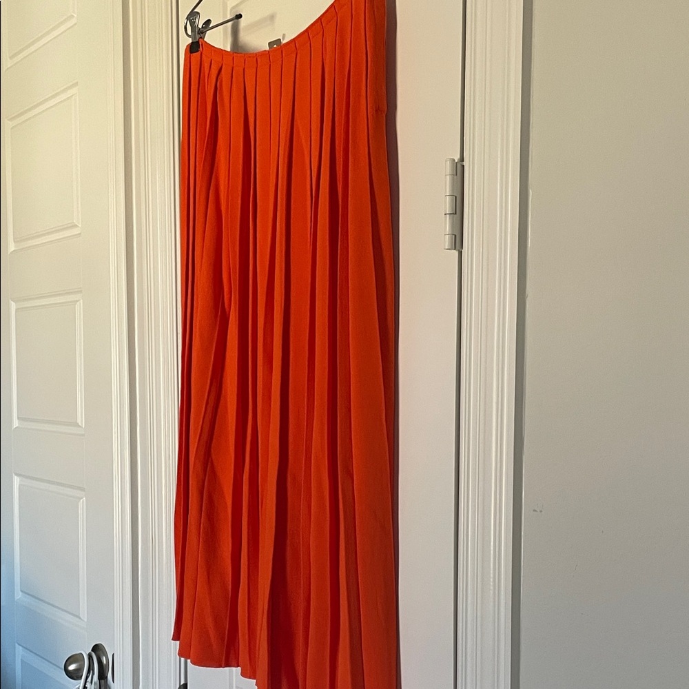 J. Crew Vibrant Orange Maxi Skirt
